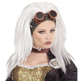 Peluca Steampunk con Gafas Peluca Steampunk con Gafas