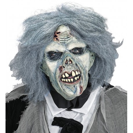 Máscara Zombie con Peluca