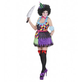 Disfraz de Payaso Horror para Mujer Disfraz de Payaso Horror para Mujer