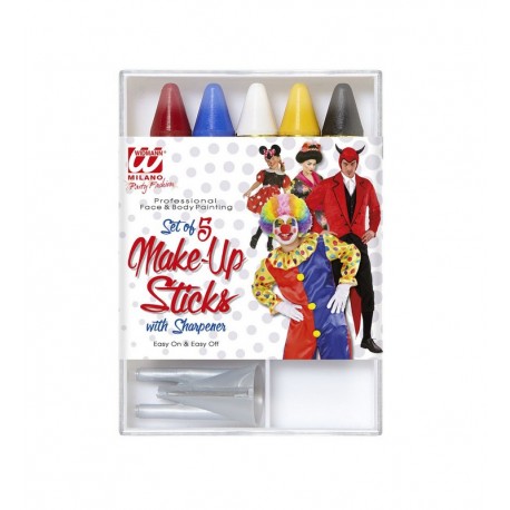 Set 5 Lapices de Maquillaje con Sacopunta