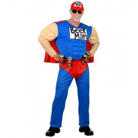 Disfraz de Hombre Super Cerveza para Adulto Disfraz de Hombre Super Cerveza para Adulto