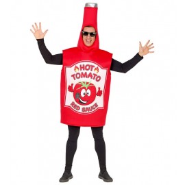 Disfraz de Ketchup para Adulto Disfraz de Ketchup para Adulto