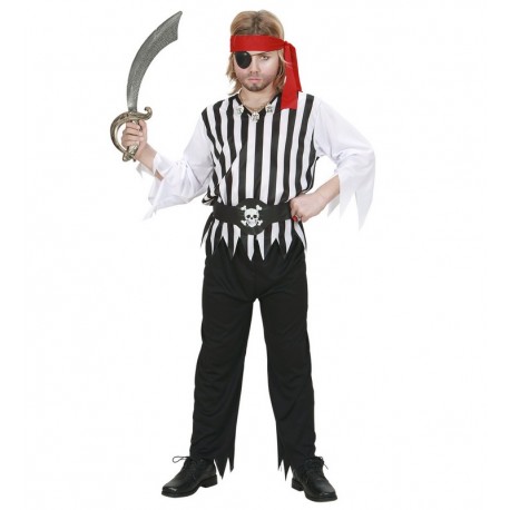 Disfraz de Pirata Rayas Niño