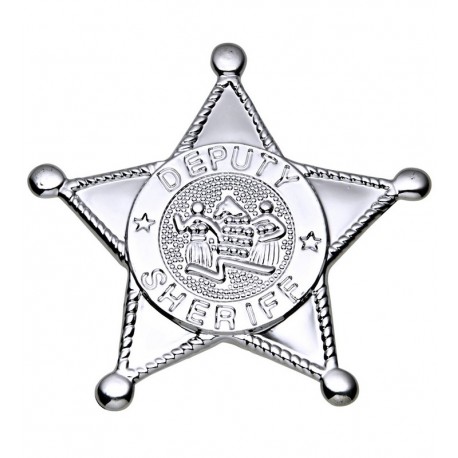 Estrella Sheriff Plateada