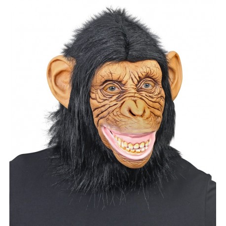 Máscara Chimpancé con Pelos