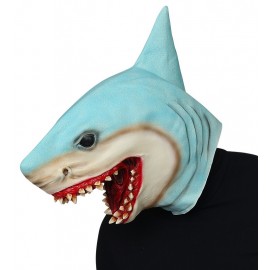 Máscara Cabeza Completa Tiburón Asesino