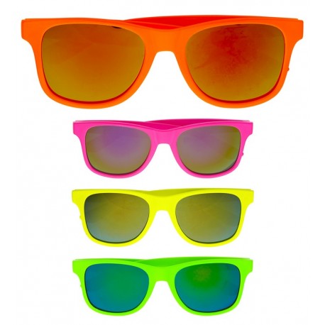 Gafas Años 80 Neon con Lentes de Revo