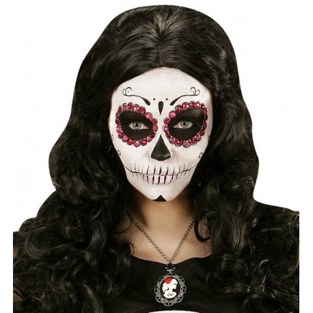 40 Gemas Adhesivas para Ojos Rojo y Rosa