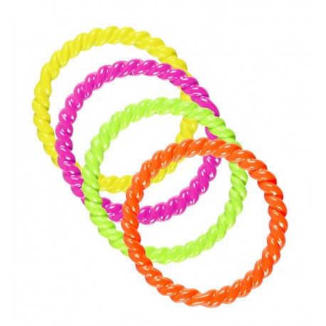 Set de 4 Anillos Neon