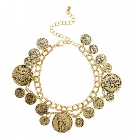 Pulsera Monedas de Oro