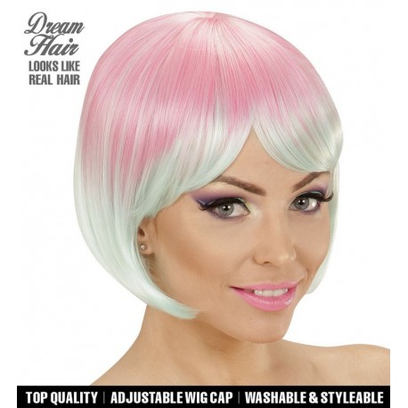 Peluca Corta Dream Ombré Pastel