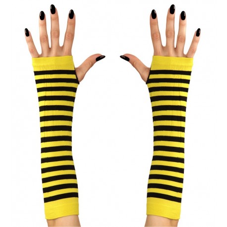 Guantes Sin Dedos Abeja