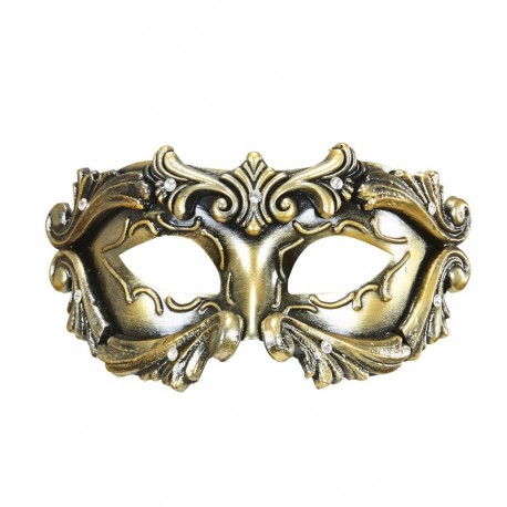 Antifaz Barroco de Bronces con Strass