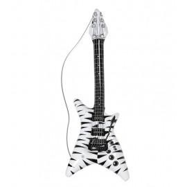 Guitarra Hinchable Rockstar Zebra
