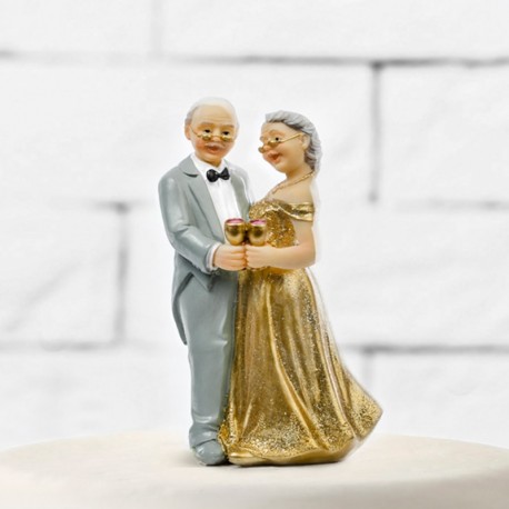 Figura de Novios para Bodas de Oro