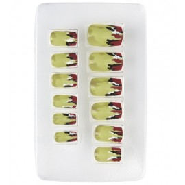 Set de 12 Uñas Zombie Auto-Adhesivas Set de 12 Uñas Zombie Auto-Adhesivas