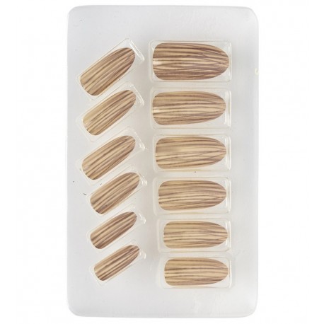 Set de 12 Uñas Bruja Auto-Adhesivas
