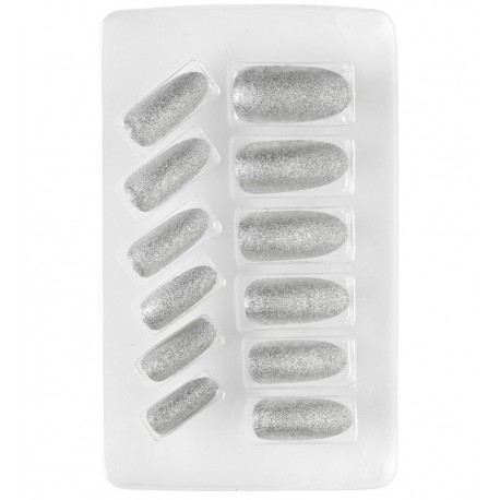 Set de 12 Uñas Iridescente Auto-Adesivas