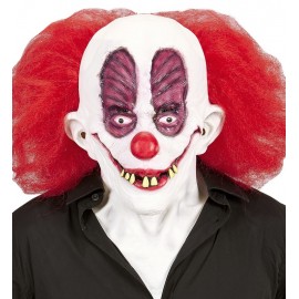Máscara Goofy Payaso con Pelo y Cuello