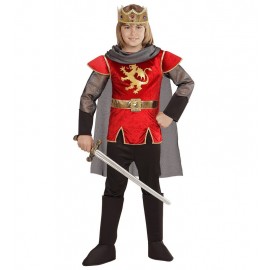 Disfraz de Rey Artú Rojo Infantil Disfraz de Rey Artú Rojo Infantil