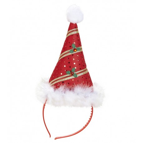 Mini Sombrero de Santa Claus con Detalles