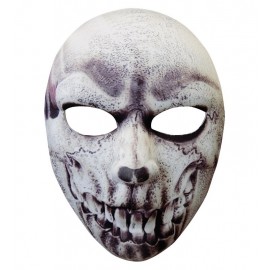 Máscara Calavera en Tejido Media Cara Máscara Calavera en Tejido Media Cara