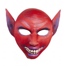 Máscara Diablo en Tejido Media Cara