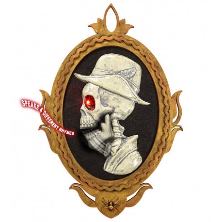 Cuadro Mayordomo con Mandíbula Móvil y Ojos Luminosos 32x48 cm