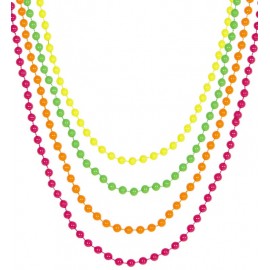 Set de 4 Collares de Cuentas de Neon