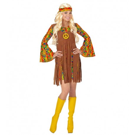 Disfraz Peace and Love para Mujer