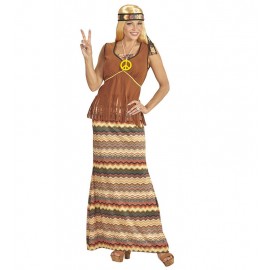 Disfraz de Mujer Hippie Woodstock Disfraz de Mujer Hippie Woodstock