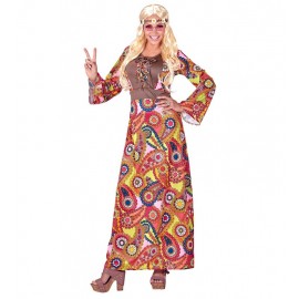 Disfraz Flower Power Hippie para Mujer
