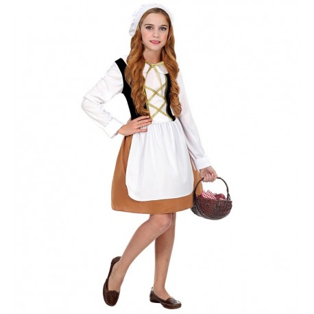Disfraz de Campesina Medieval Infantil