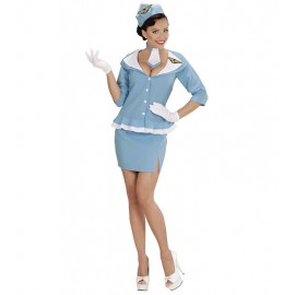 Disfraz de Azafata Retro para Mujer Disfraz de Azafata Retro para Mujer