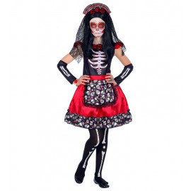 Disfraz de Niña Día de los Muertos Disfraz de Niña Día de los Muertos