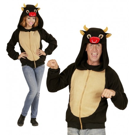 Disfraz Sudadera de Toro para Adulto