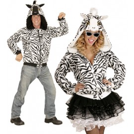Disfraz Sudadera de Zebra para Adulto