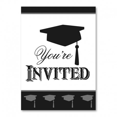 8 Invitaciones de Graduación