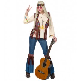 Disfraz de Hippie Paz para Mujer