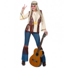 Disfraz de Hippie Paz para Mujer Disfraz de Hippie Paz para Mujer