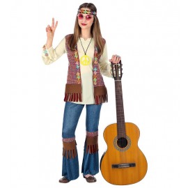 Disfraz de Hippie Paz para Niña