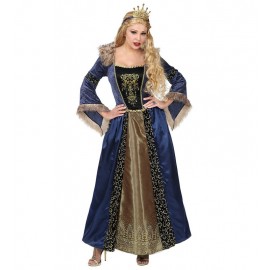 Disfraz Reina Medieval Lujo para Mujer Disfraz Reina Medieval Lujo para Mujer
