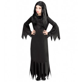 Disfraz de Morticia Infantil Disfraz de Morticia Infantil