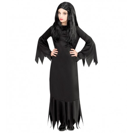 Disfraz de Morticia Infantil