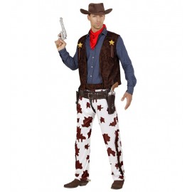 Disfraz de Cowboy de Saloon Hombre