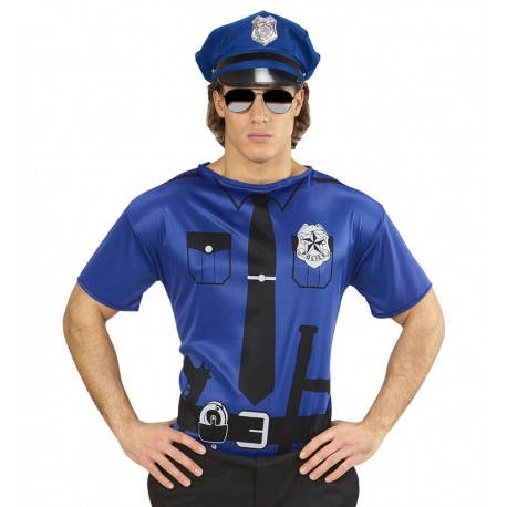 Camiseta de Policía para Adulto