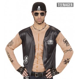 Camiseta de Motociclista Infantil