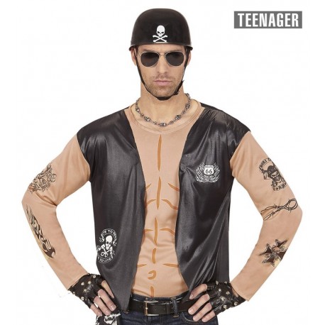 Camiseta de Motociclista Infantil