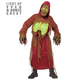 Disfraz de Esqueleto Zombie Luminoso Infantil