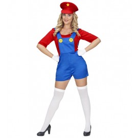 Disfraz de Fontanero Mario para Mujer